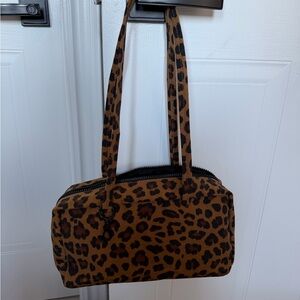 Baggu Leopard Print Shoulder Bag